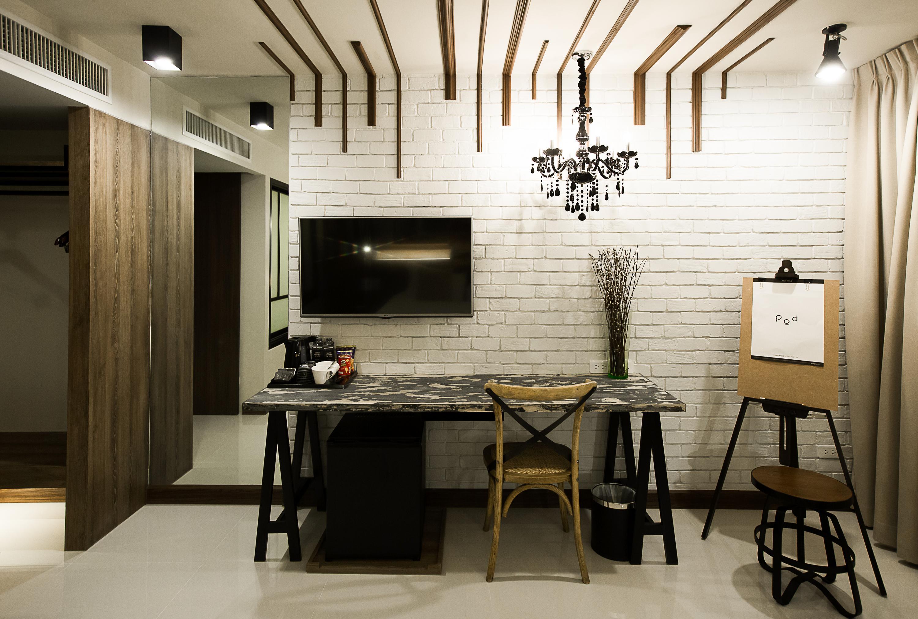 Art Mai Gallery Nimman Hotel Чиангмай Екстериор снимка A 3D interior design of a dining room